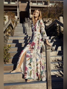 philosophy di lorenzo serafini denim dress WW43619] Garden Wedding Dress Color:Jester Red POET'S MUSE DENIM WOVEN